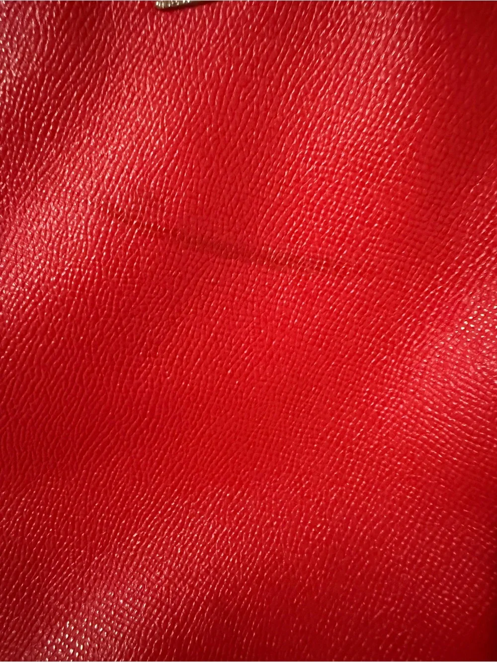 Coach Cross Grain Leather City Zio Tore Bright Red NWT